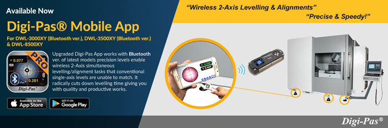 評判 wizKK本店Digi-Pas 2軸 高精度デジタル水準器 水平器 角度計 傾斜計 DWL3000XY Bluetooth 0.01度 